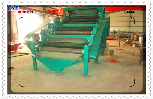 西寧干式永磁筒式弱磁場磁選機結構圖